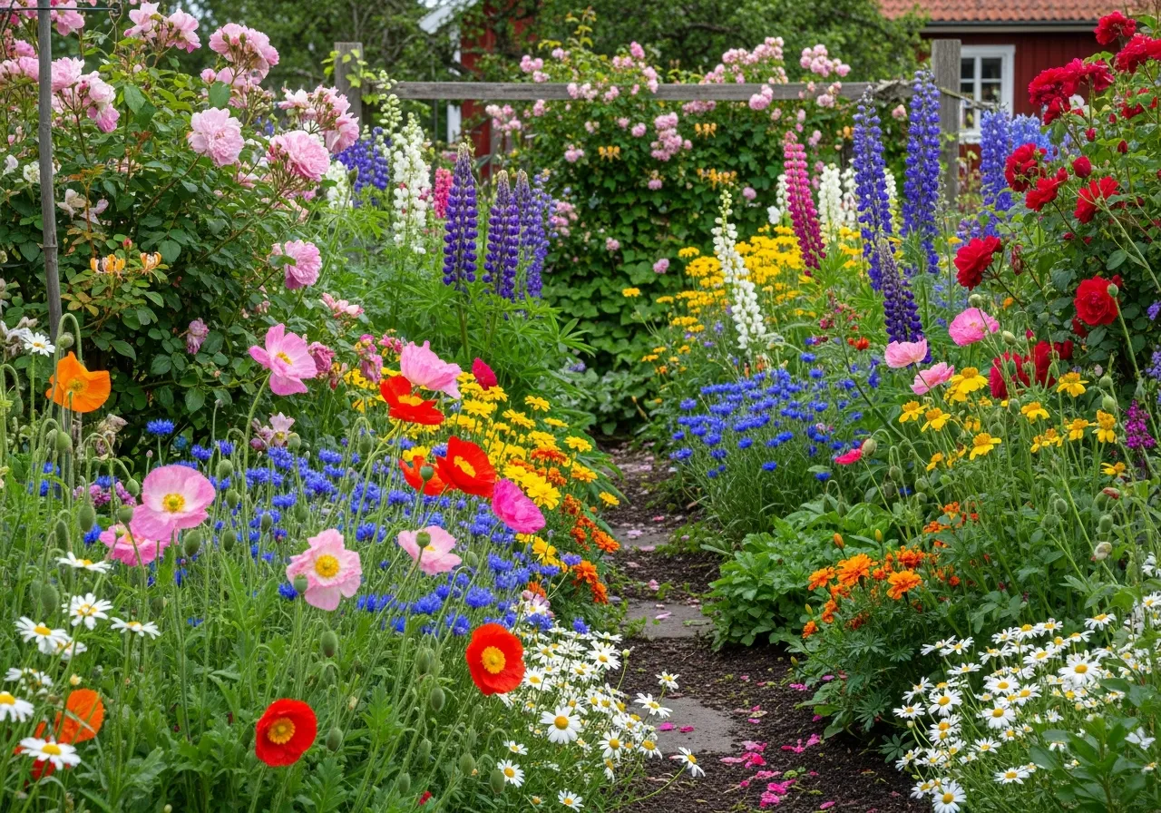 Skånes Trädgårdsblommor - Dahlior och Tulpaner